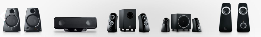Logitech speaker options