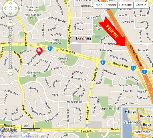 map Duncraig