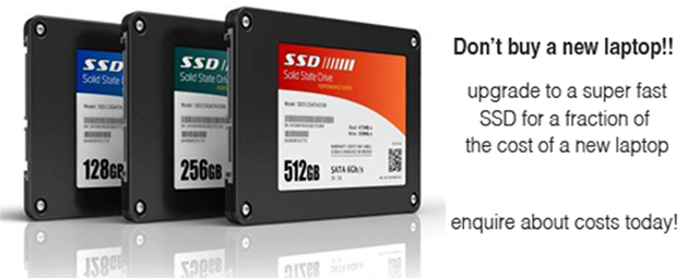 upgrade to SSD drive cheap!